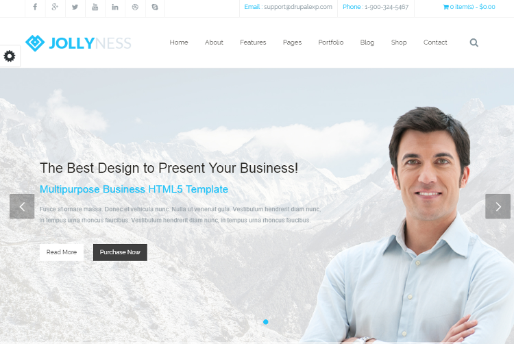 Jollyness Drupal Theme