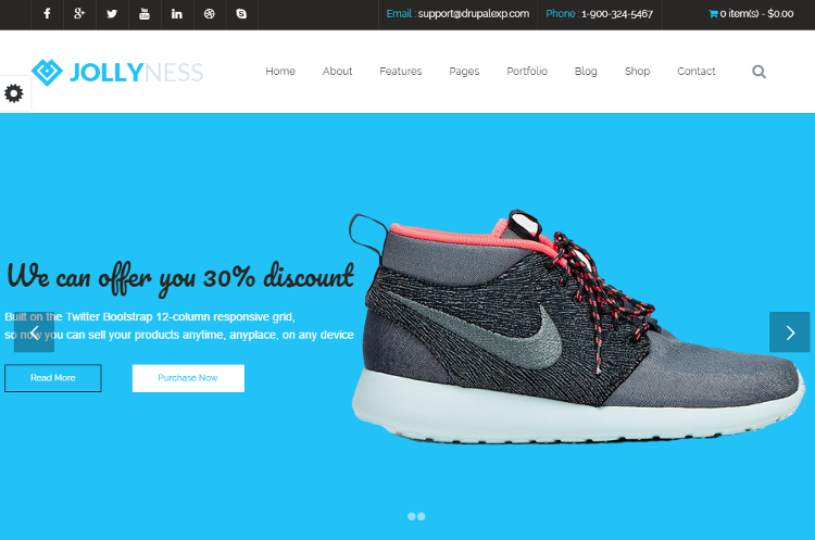 Jollyness Shop Drupal Theme