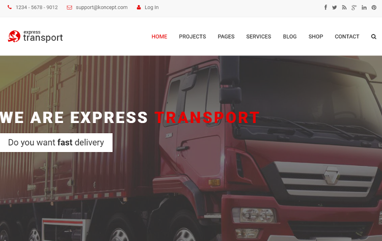 Koncept HTML5 Template