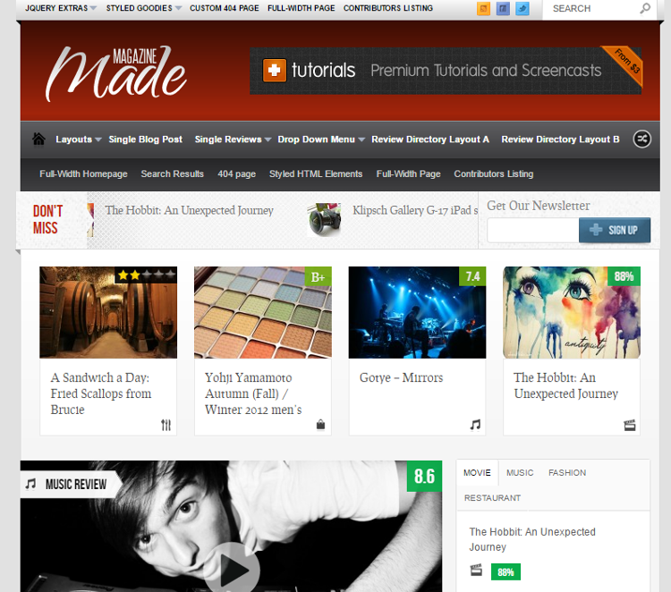 Made HTML5 Template Made HTML5 Template