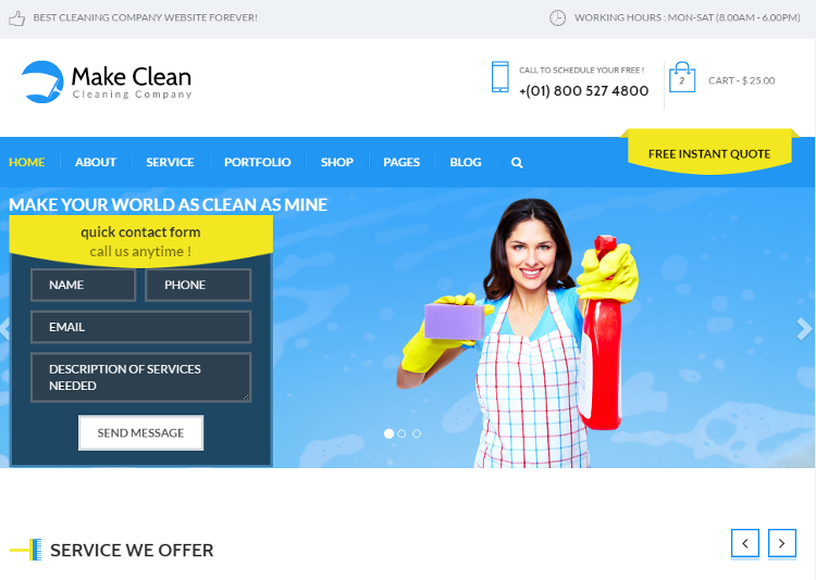 Make Clean HTML5 Template