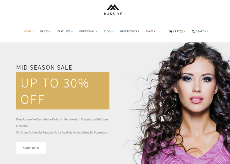Massive Fashion HTML5 Template Massive Fashion HTML5 Template
