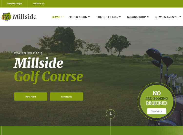 Top 5 Golf Website, Country Club, Golfing HTML5 Templates