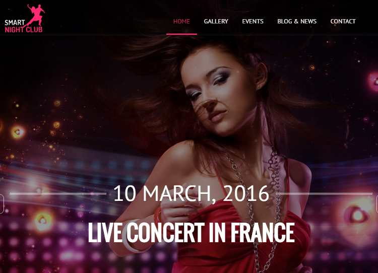 Night Club HTML5 Template Night Club HTML5 Template