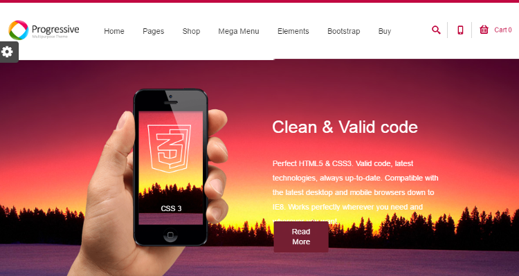 Progressive Drupal Theme