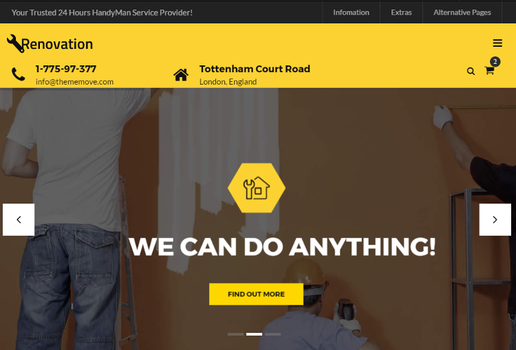 Renovation HTML5 Template