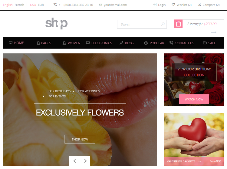 Shop HTML5 Template