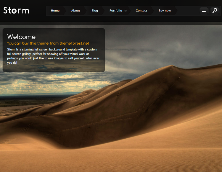 Storm HTML5 Template Storm HTML5 Template