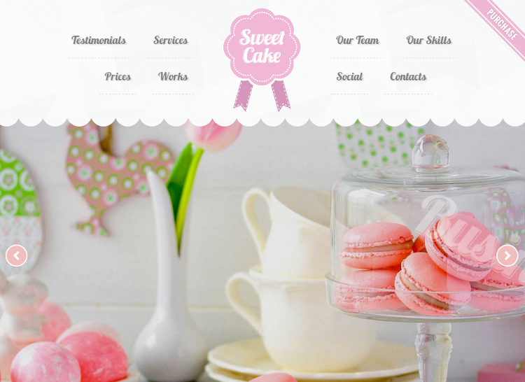 Sweet Cake HTML5 Template