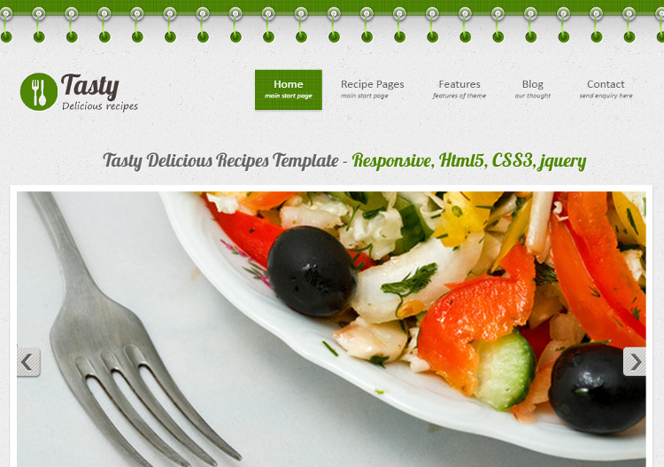 Tasty Delicious HTML5 Template Tasty Delicious HTML5 Template