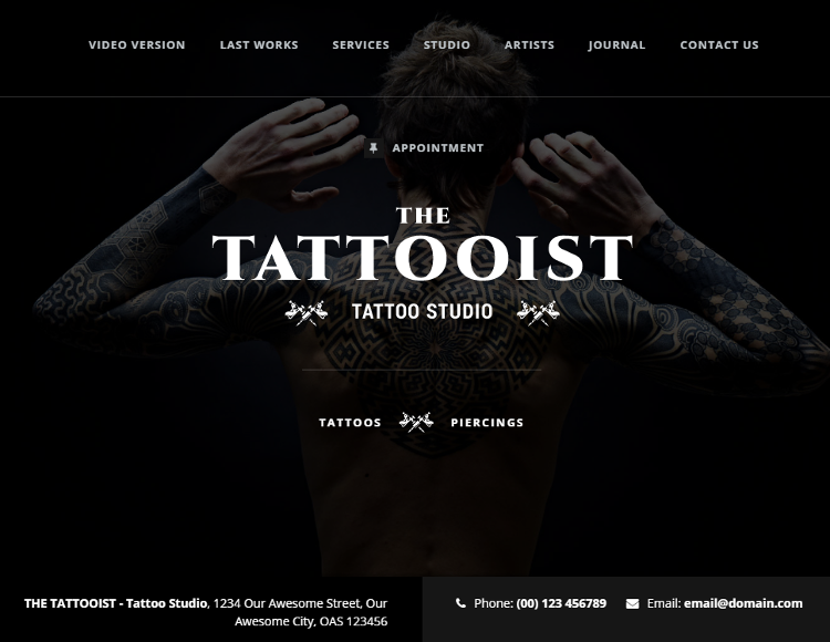 The Tattooist HTML5 Template