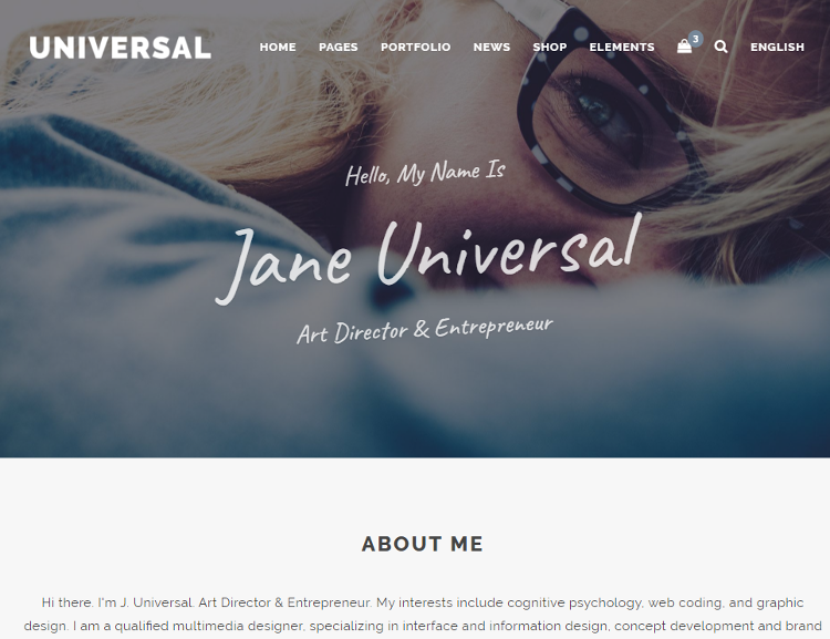 Universal HTML5 Template Universal HTML5 Template