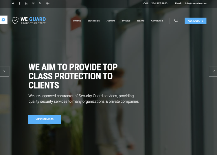 WE GUARD HTML5 Template WE GUARD HTML5 Template