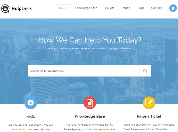 HelpDesk Drupal Theme