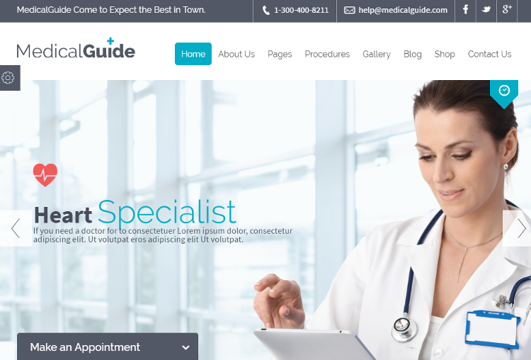 MedicalGuide Drupal Theme MedicalGuide Drupal Theme