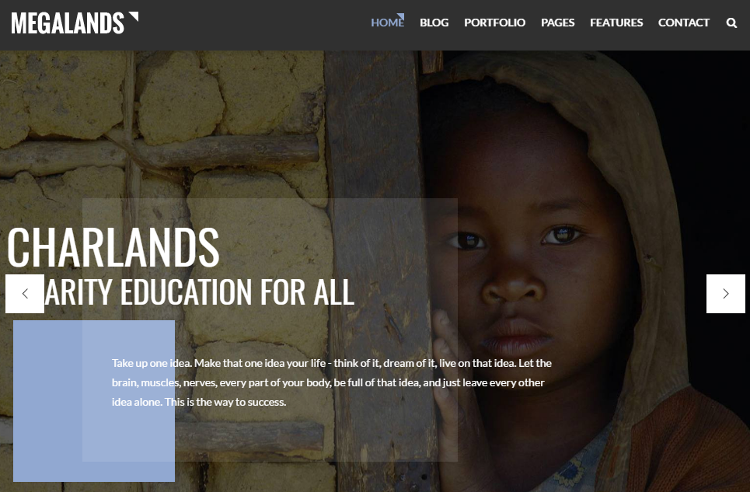 MegaLands Charity Drupal Theme MegaLands Charity Drupal Theme