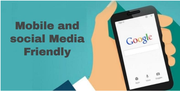 Mobile and social media friendly