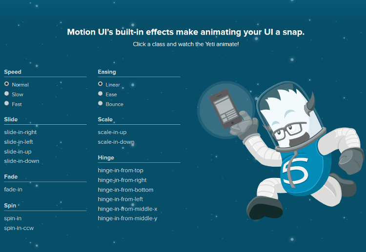 Motion UI - Create CSS Animations and Transition in Websites