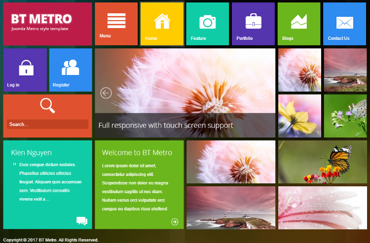 BT Metro Joomla Template