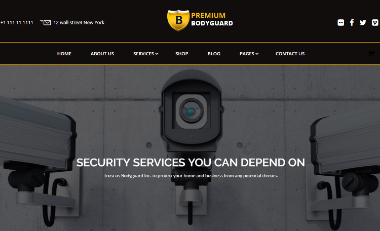 Bodyguard WordPress Theme
