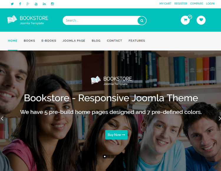 Book Store Joomla Template