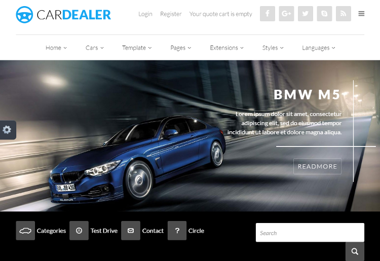 Car Dealer Joomla Template