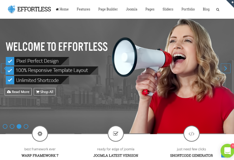 Effortless Joomla Template Effortless Joomla Template
