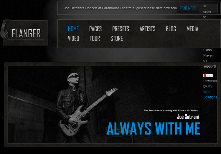 FLANGER Joomla Template FLANGER Joomla Template