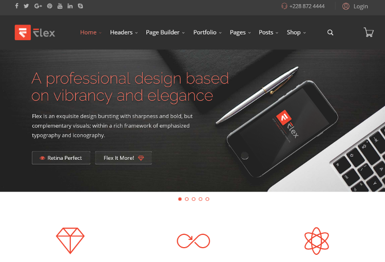 FLEX Joomla Template