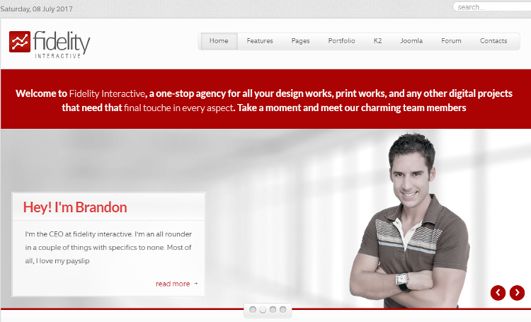 Fidelity Joomla Template
