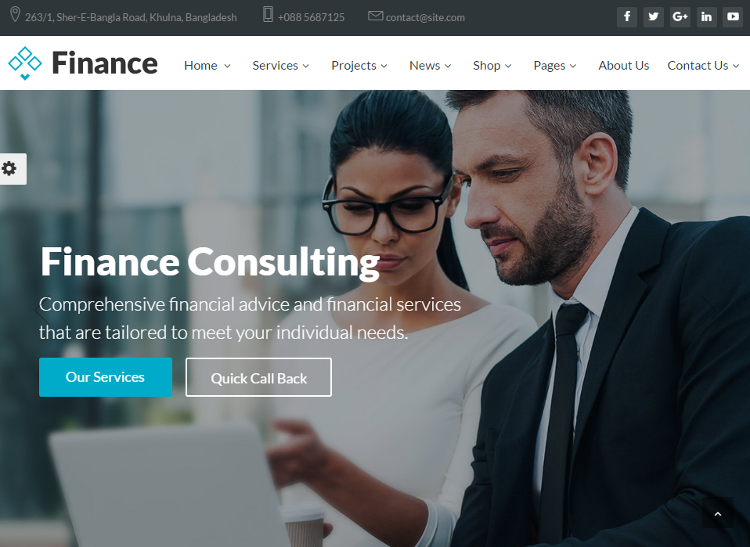 Finance Joomla Template Finance Joomla Template