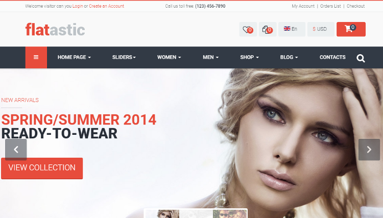 Flatastic Joomla Template