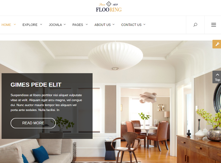 Flooring Joomla Template