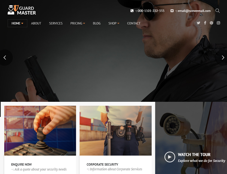 Guard Master WordPress Theme