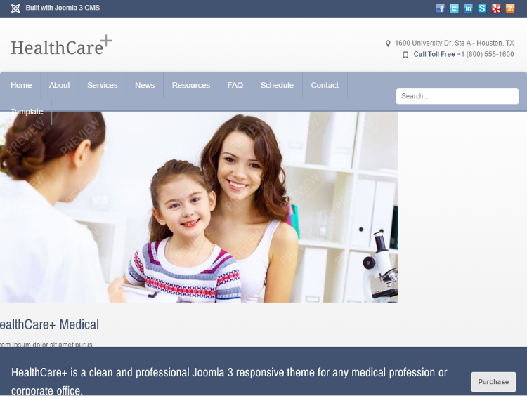 HealthCare Joomla Template