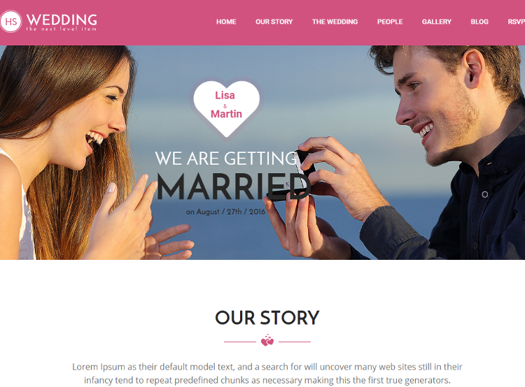 Highstand Wedding Joomla Template