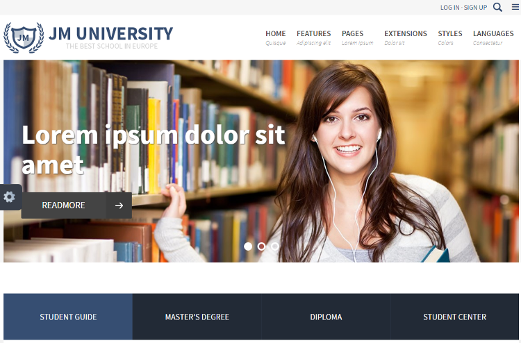 JM University Joomla Template