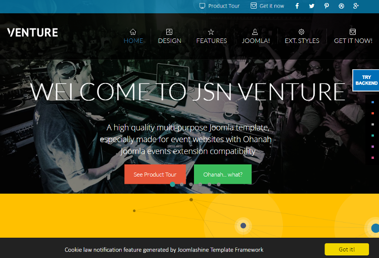 JSN Venture Joomla Template JSN Venture Joomla Template