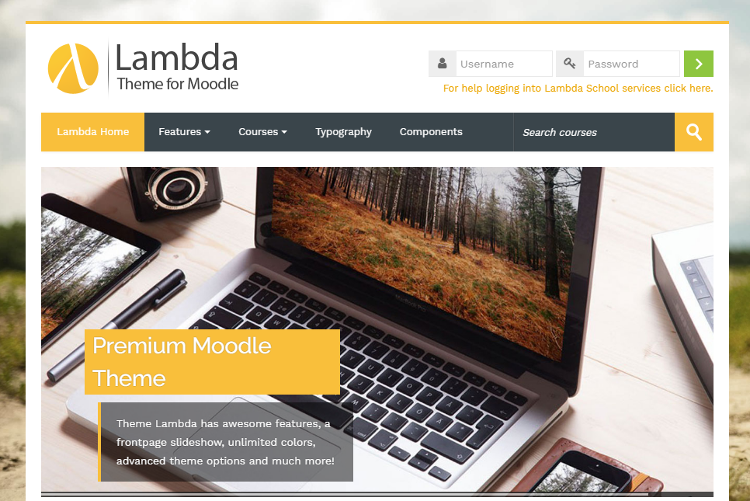 Lambda Moodle Theme Lambda Moodle Theme