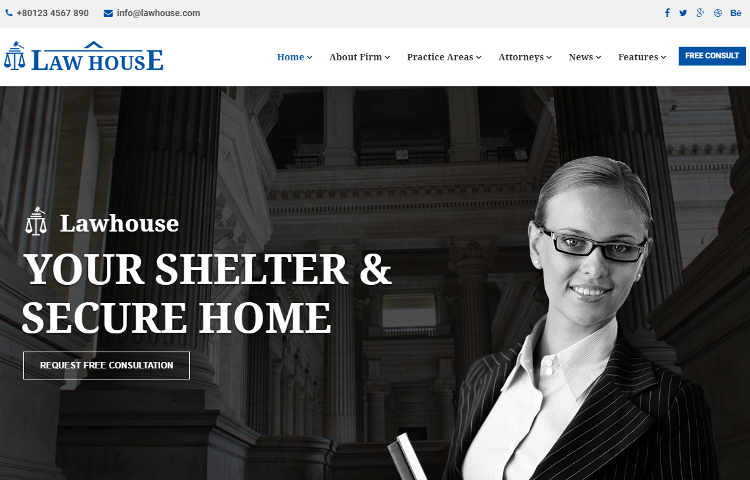 LawHouse Joomla Template