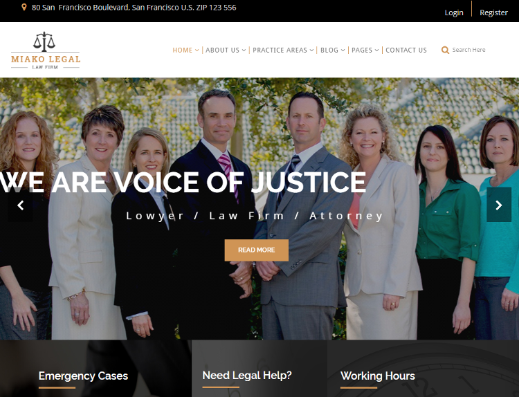 Miako Joomla Template