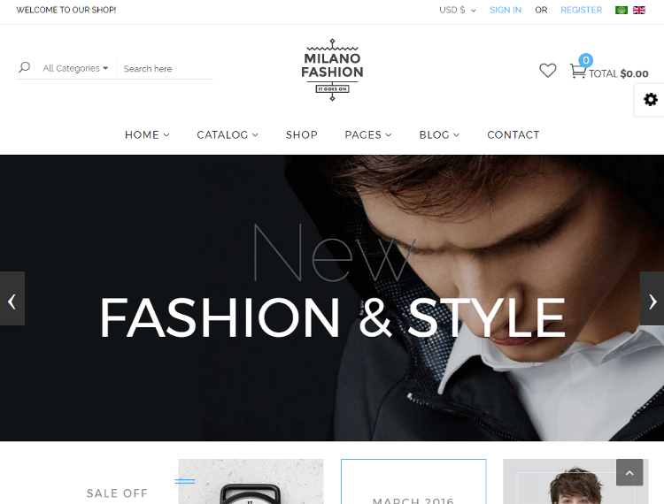 Milano Joomla Template Milano Joomla Template
