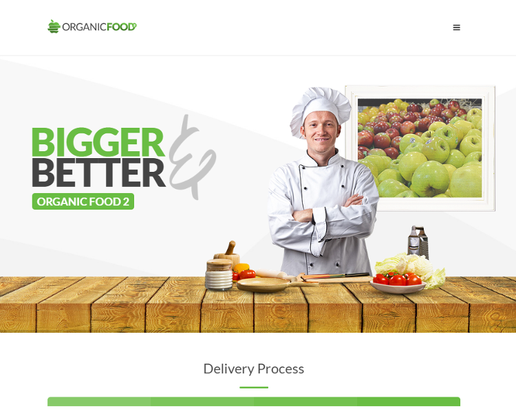 Organic Food Joomla Template