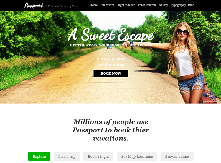 Passport Concrete5 Theme Passport Concrete5 Theme