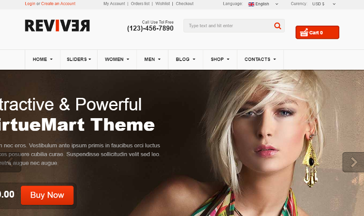 Reviver Joomla Template