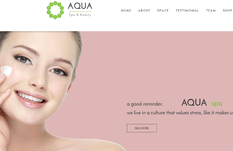 Spa and Beauty Joomla Template