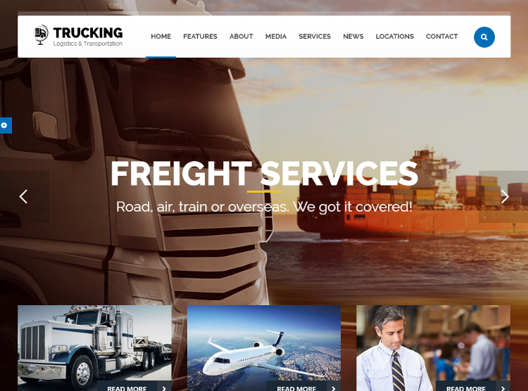 Trucking Joomla Template
