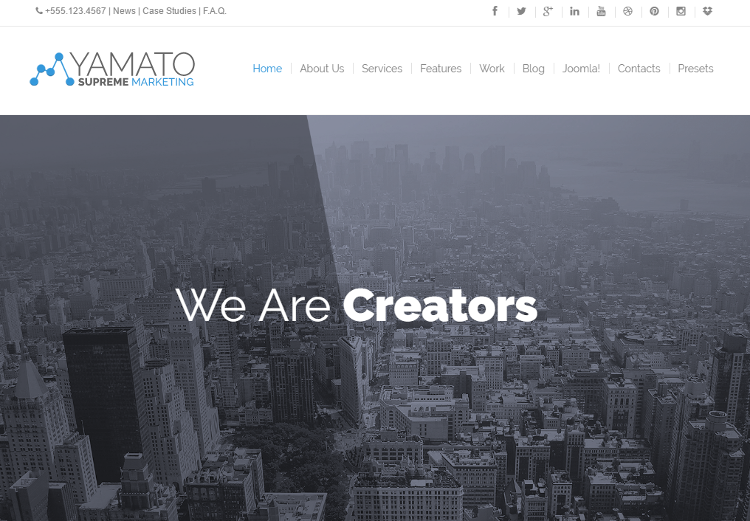 Yamato Joomla Template Yamato Joomla Template