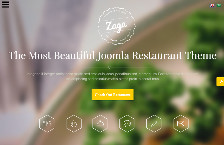 Zaga Joomla Template