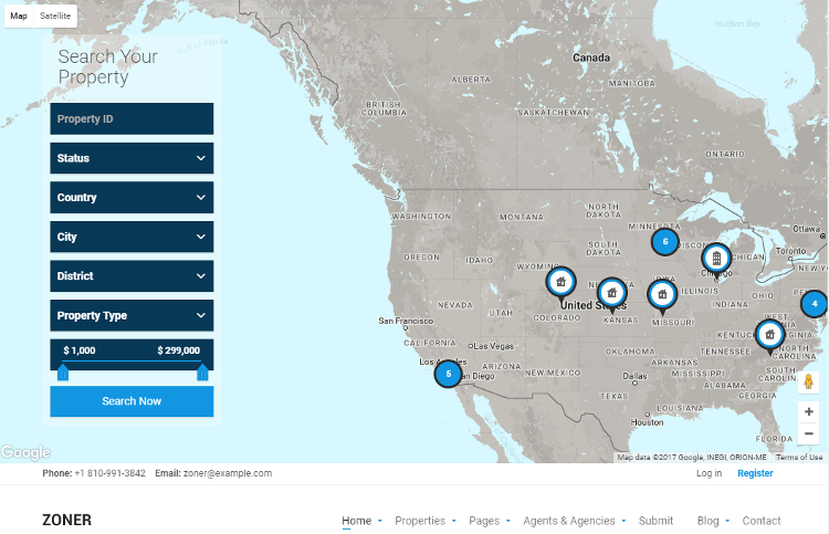 Zoner Joomla Template